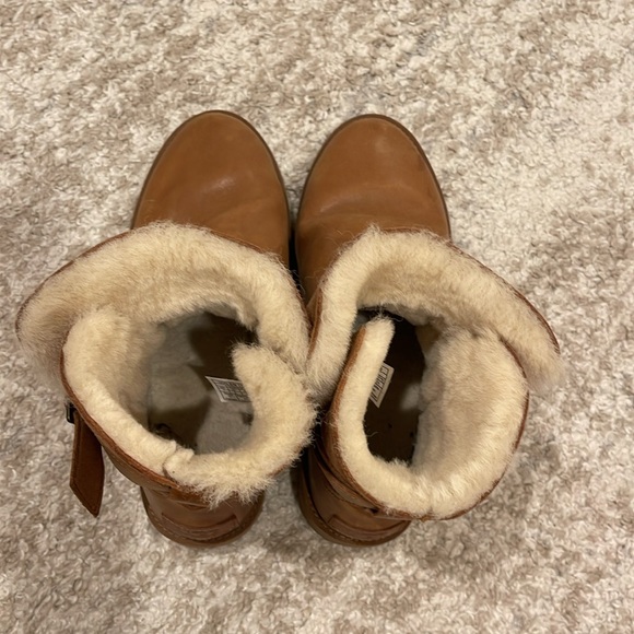 UGG Romely Buckle Chestnut Boots - Women's Size 7 - Picture 9 of 11